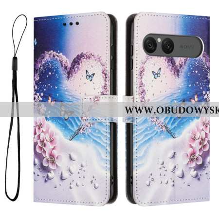 Etui Folio Sony Xperia 10 Vii Serce
