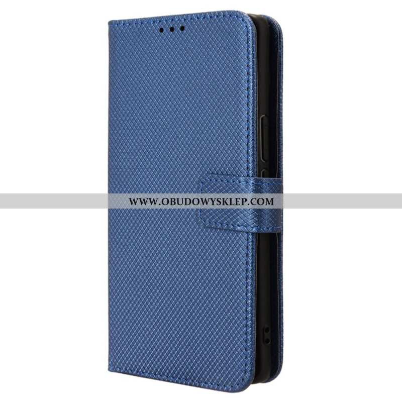 Etui Folio Vivo V40 Lite 5g Tekstura Diamentów