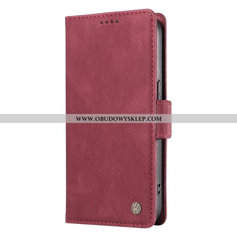 Etui Folio Vivo V40 Se 5g Efekt Zamszu Yikatu Etui Ochronne