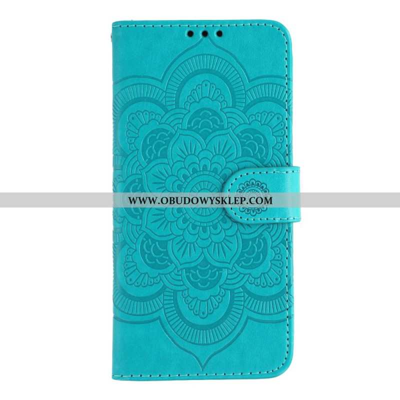 Etui Folio Vivo V50 Lite 5g Grawerowanie Mandali Etui Ochronne