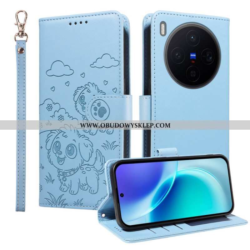 Etui Folio Vivo X300 Ochrona Rfid Z Grawerunkiem Psa Etui Ochronne