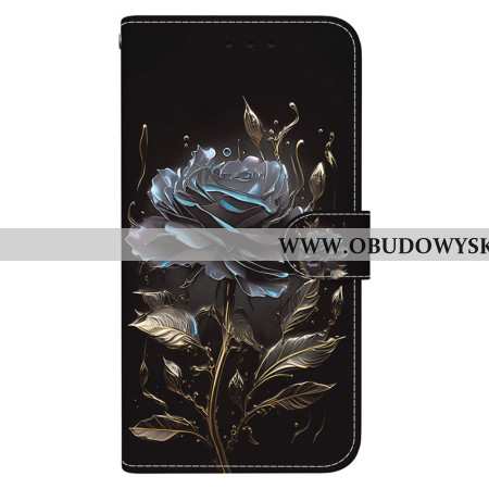 Etui Folio Xiaomi 15 CZarna Róża Etui Ochronne