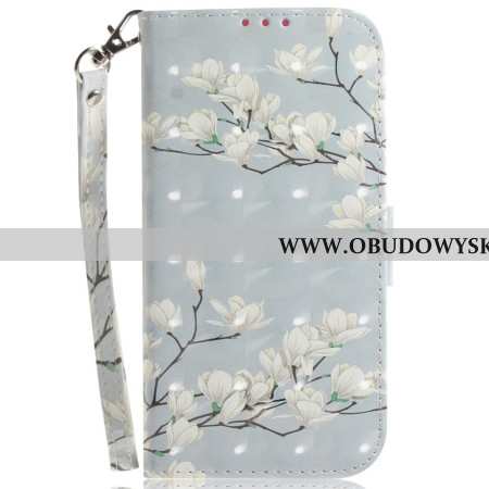 Etui Folio Xiaomi 15 Pro Pasek Magnolie