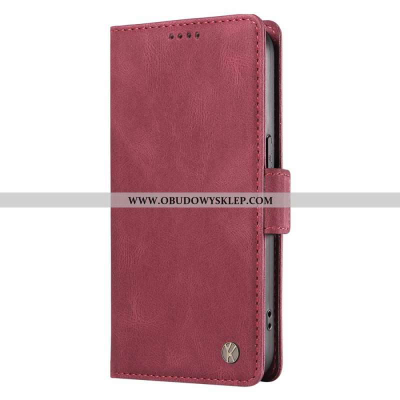 Etui Folio Xiaomi 15 Pro Yikatu Efekt Zamszu Etui Ochronne