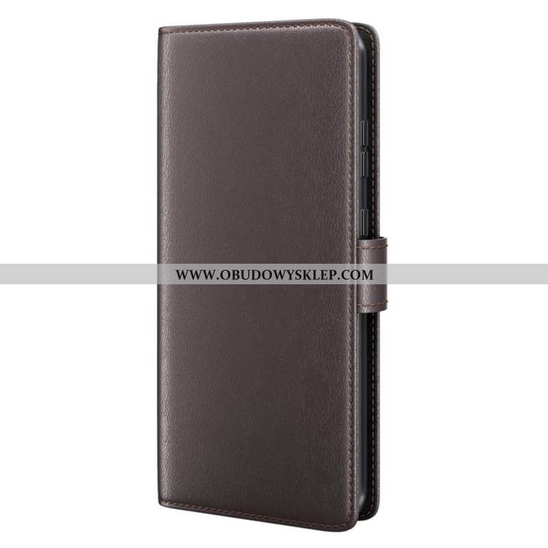 Etui Folio Xiaomi 15 Skóra Naturalna