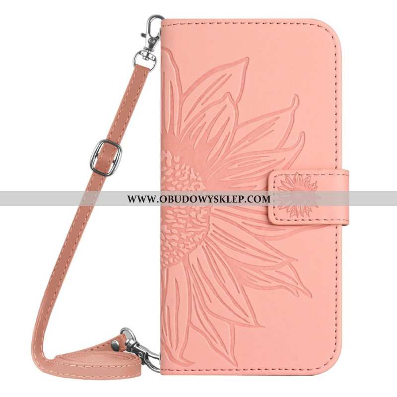 Etui Folio Xiaomi 15 Ultra Torba Na Ramię Z Nadrukiem Słonecznika Etui Ochronne