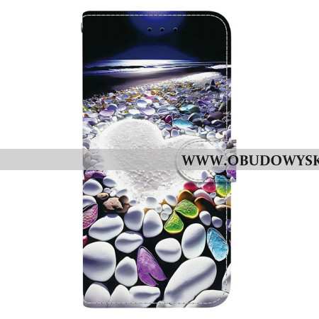 Etui Folio Xiaomi 15t Białe Serce Etui Ochronne