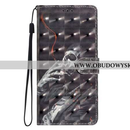 Etui Folio Xiaomi 15t Dymiący Szkielet