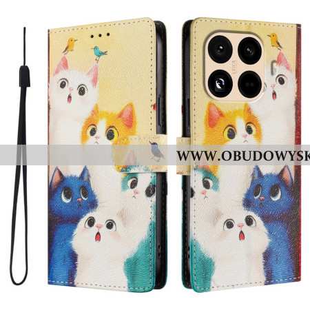 Etui Folio Xiaomi 15t Pro Kolorowe Koty