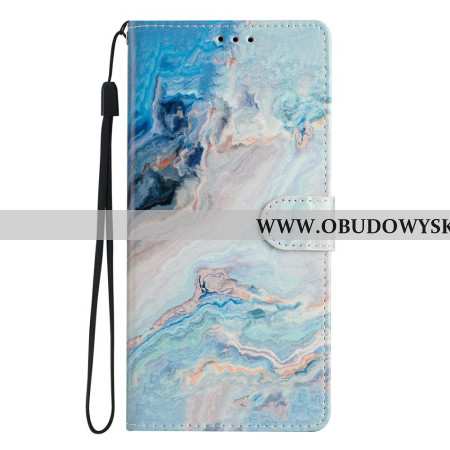 Etui Folio Xiaomi 15t Pro Niebieski Marmur