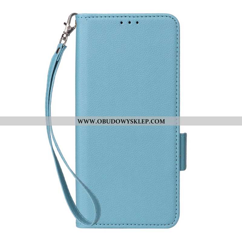 Etui Folio Xiaomi 15t Pro Sztuczna Skóra Ze Smyczą