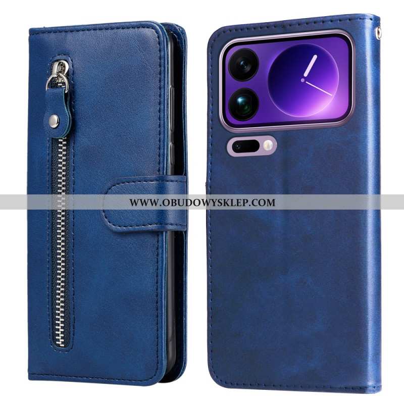 Etui Folio Xiaomi 17 Pro Max Kieszeń Na Zamek Etui Ochronne