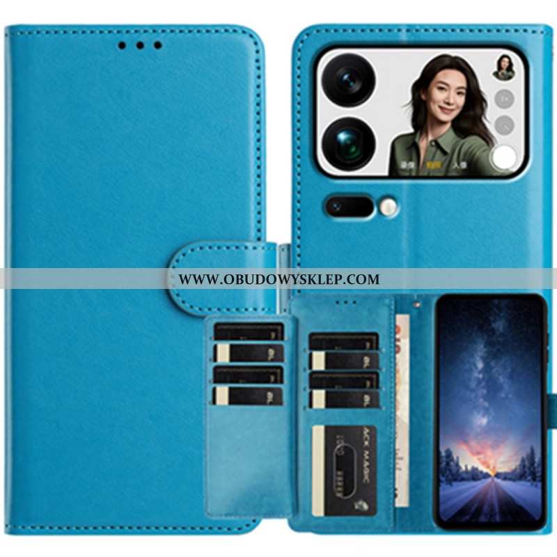 Etui Folio Xiaomi 17 Pro Portfel Z 8 Przegródkami Na Karty