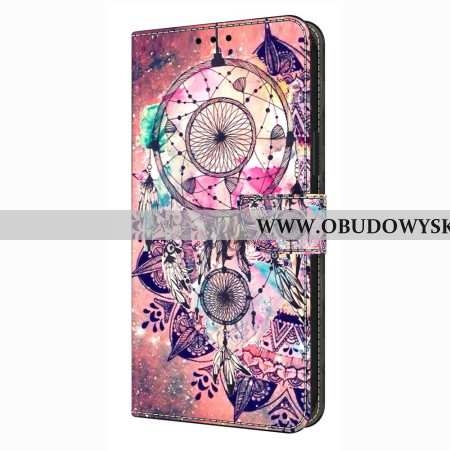 Etui Folio Xiaomi Redmi Note 14 4g Wzór Łapacza Snów