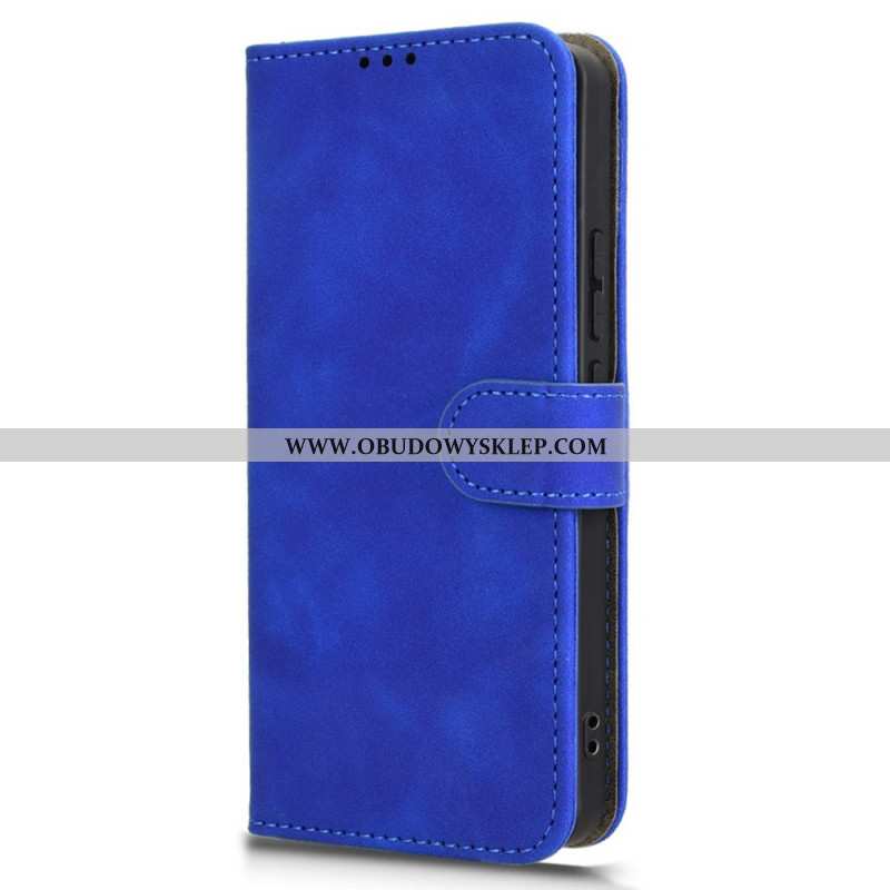 Etui Folio Xiaomi Redmi Note 14 5g Klasyczny Efekt Zamszu Etui Ochronne