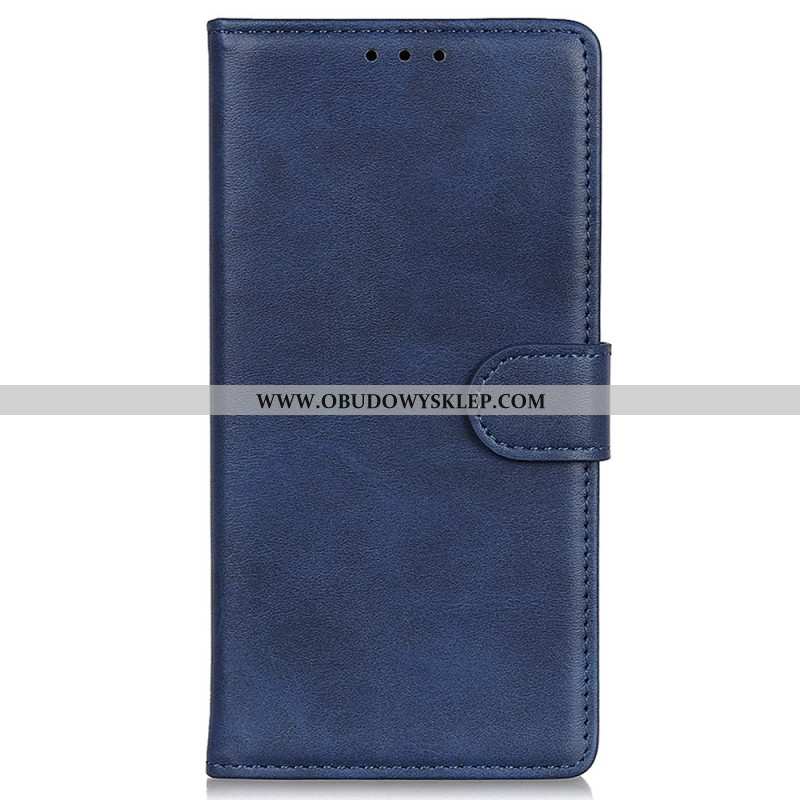 Etui Folio Xiaomi Redmi Note 14 5g Matowa Skóra Ekologiczna Etui Ochronne