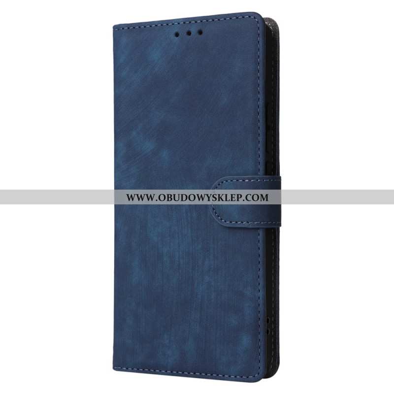 Etui Folio Xiaomi Redmi Note 14 5g Ochrona Rfid Z Efektem Zamszu