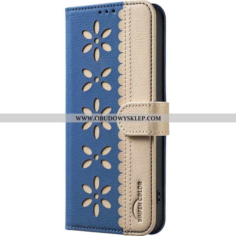 Etui Folio Xiaomi Redmi Note 14 Pro 4g Dwukolorowy Binfen Color