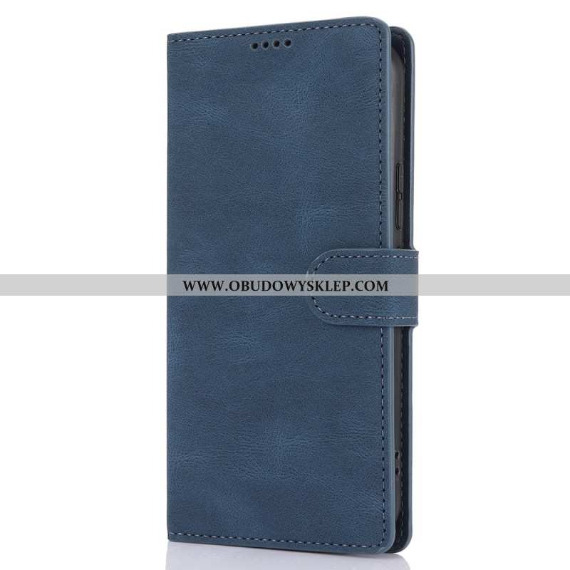 Etui Folio Xiaomi Redmi Note 14 Pro 4g Efekt Zamszu Z Paskiem