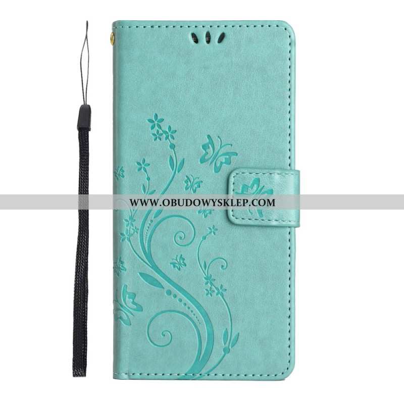 Etui Folio Xiaomi Redmi Note 14 Pro 4g Kwiatowe Wzory Etui Ochronne