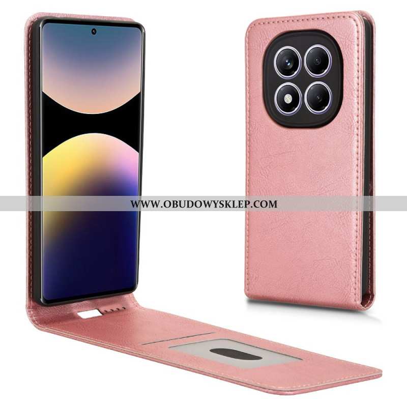 Etui Folio Xiaomi Redmi Note 14 Pro 4g Pionowa Konstrukcja Z Możliwością Odchylania Etui Ochronne