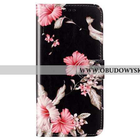 Etui Folio Xiaomi Redmi Note 14 Pro 4g Rododendrony Etui Ochronne