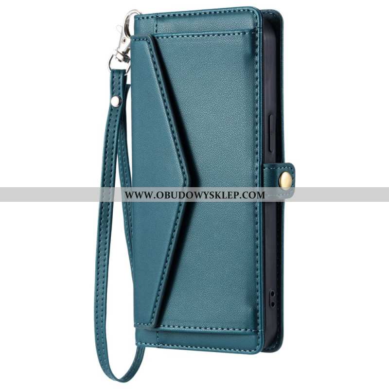 Etui Folio Xiaomi Redmi Note 14 Pro 4g Saszetka Z Paskiem