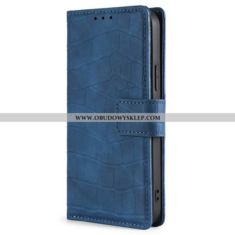 Etui Folio Xiaomi Redmi Note 14 Pro 4g Styl Krokodyla