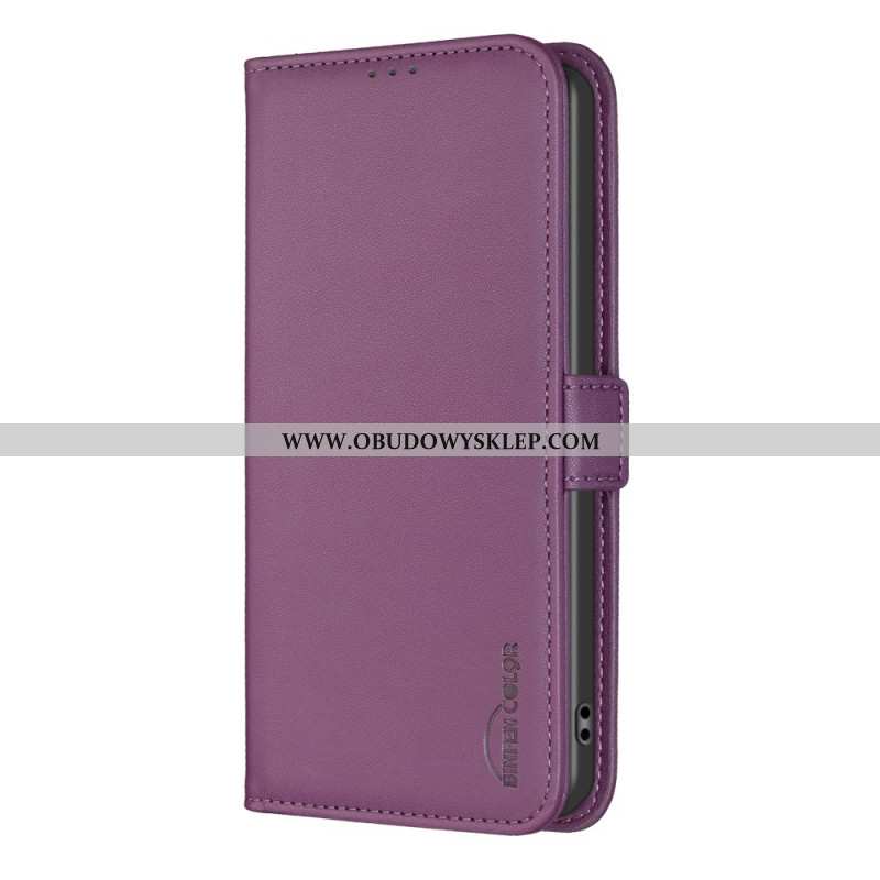 Etui Folio Xiaomi Redmi Note 14 Pro 5g Binfen Color Efekt Skóry Etui Ochronne