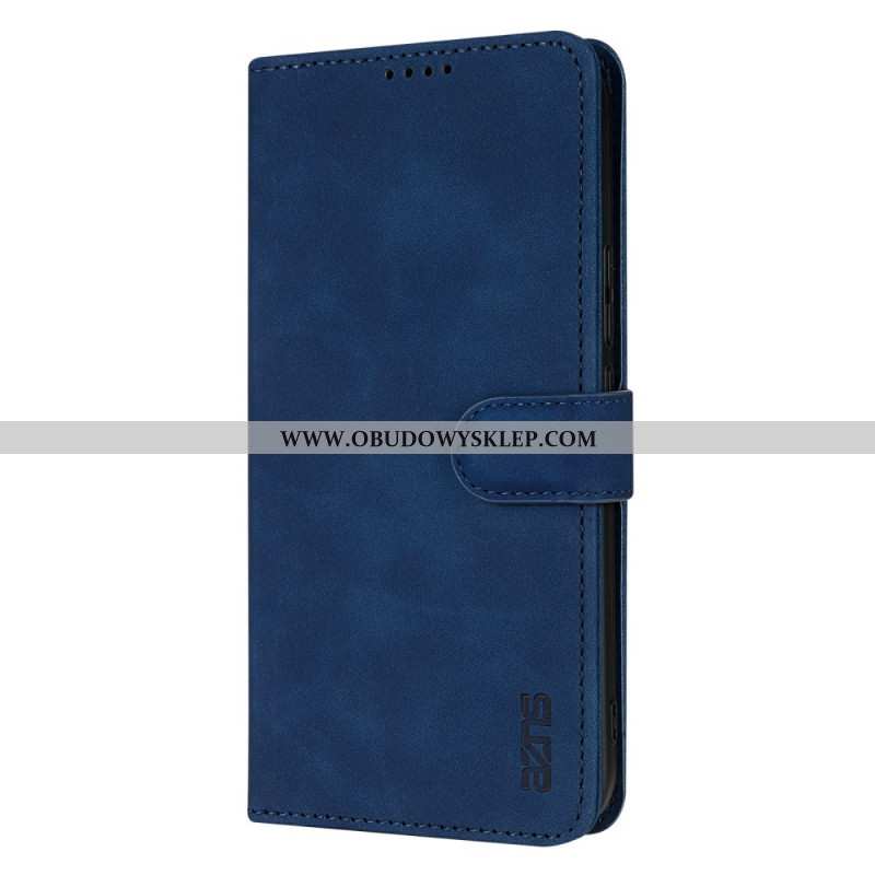 Etui Folio Xiaomi Redmi Note 14 Pro 5g Efekt Zamszu Azns Etui Ochronne