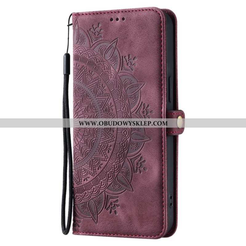 Etui Folio Xiaomi Redmi Note 14 Pro 5g Efekt Zamszu Mandali