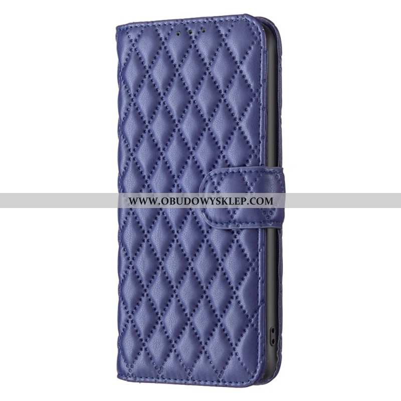Etui Folio Xiaomi Redmi Note 14 Pro Plus 5g Klasyczne Pikowanie Etui Ochronne