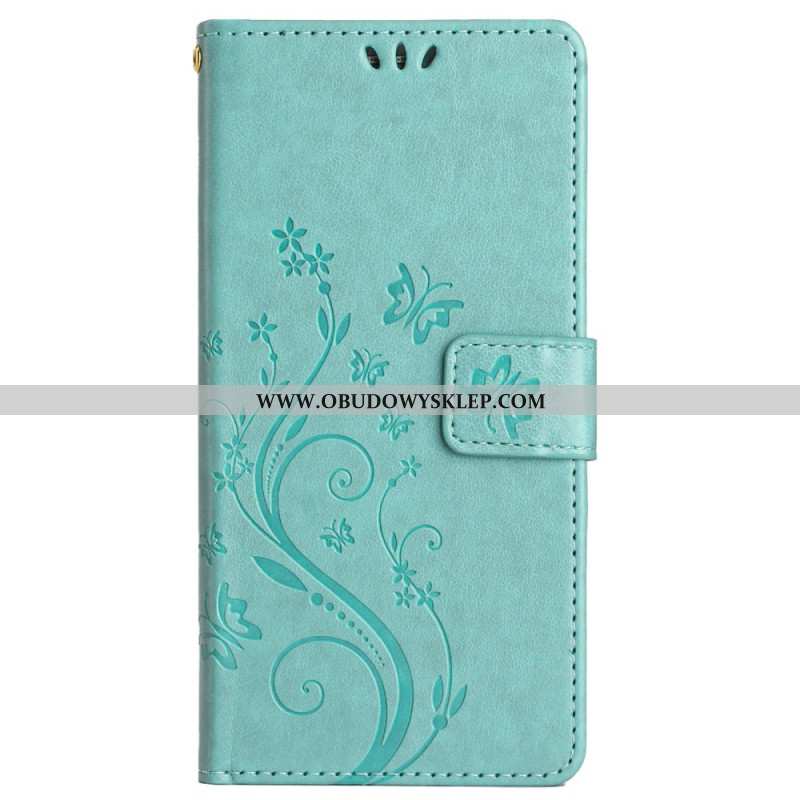 Etui Folio Xiaomi Redmi Note 14 Pro Plus 5g Kwiatowy