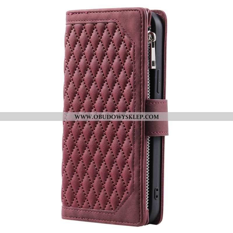Etui Folio Xiaomi Redmi Note 14 Pro Plus 5g Pikowany Portfel