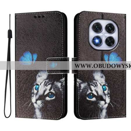 Etui Folio Xiaomi Redmi Note 14 Pro Plus 5g Wzór Motyli I Kotów