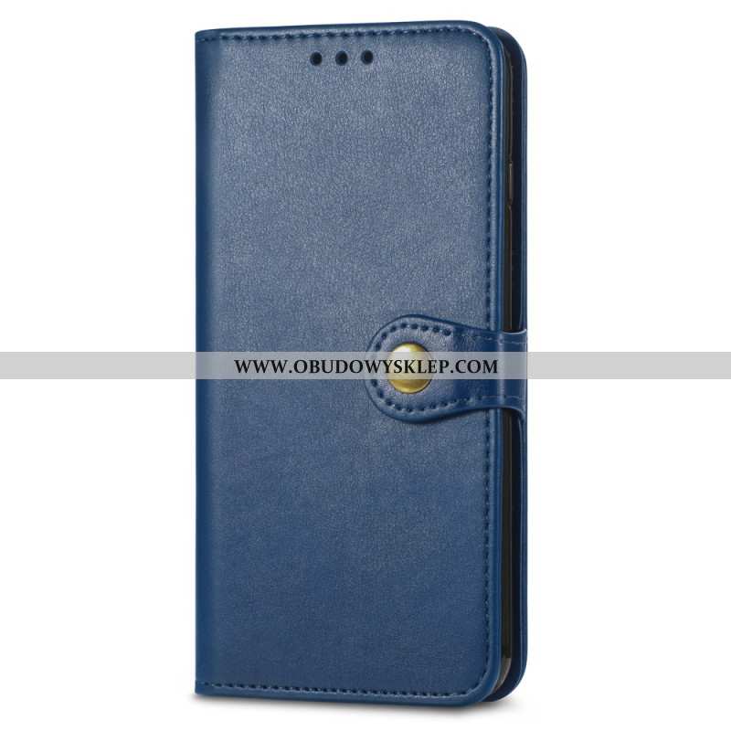 Etui Folio Xiaomi Redmi Note 15 Pro Plus 5g Złote Zapięcie