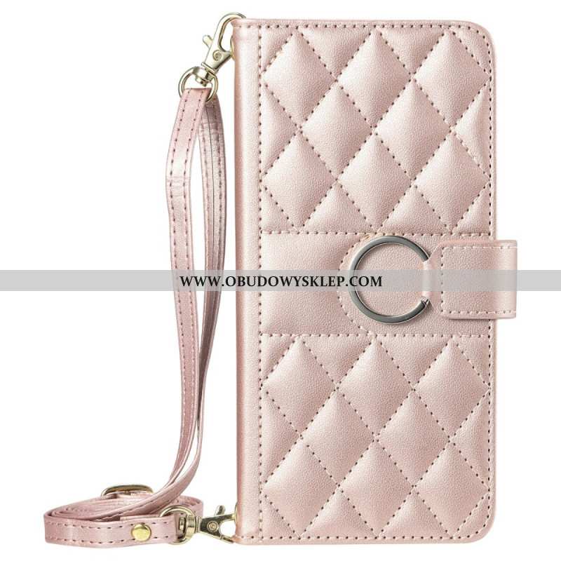 Etui Folio iPhone 17 Wyjątkowy Design Ze Smyczą I Paskiem Na Ramię