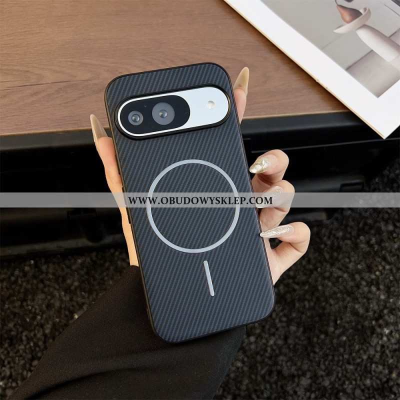Etui Google Pixel 10 / 10 Pro Kompatybilny Z Magsafe Tekstura Włókna Węglowego Etui Ochronne