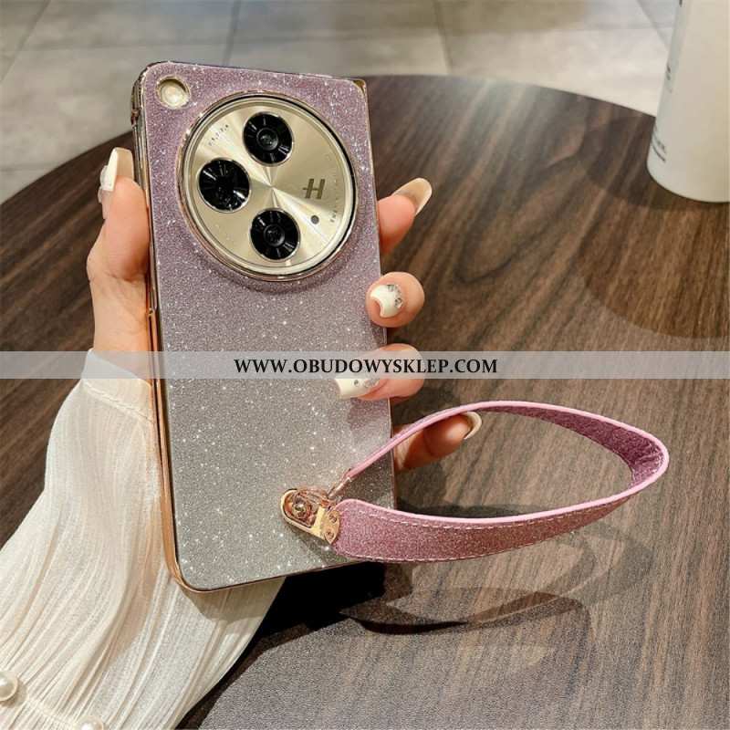 Etui Oppo Find N3 Błyszcząca Powierzchnia I Pasek