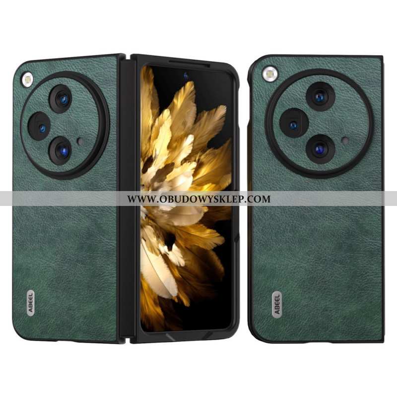 Etui Oppo Find N3 Efekt Skóry Abeel Lychee