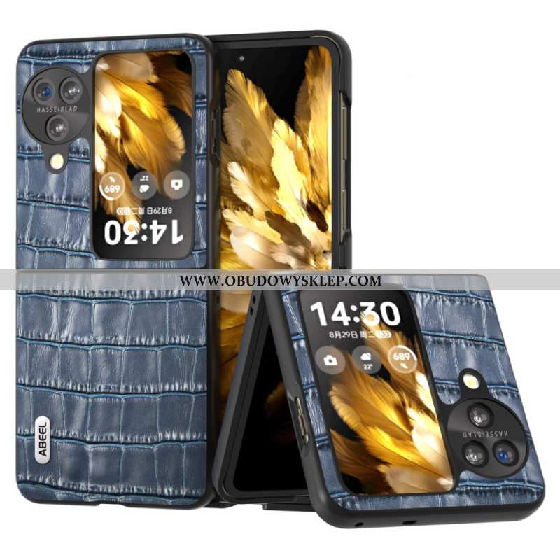 Etui Oppo Find N3 Flip Efekt Krokodyla Abeel Etui Ochronne