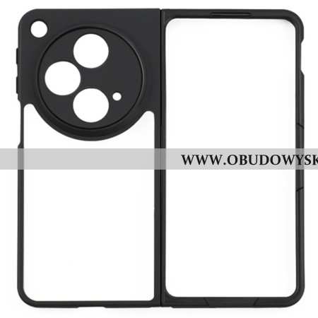 Etui Oppo Find N3 Przezroczyste Z CZarną Obwódką
