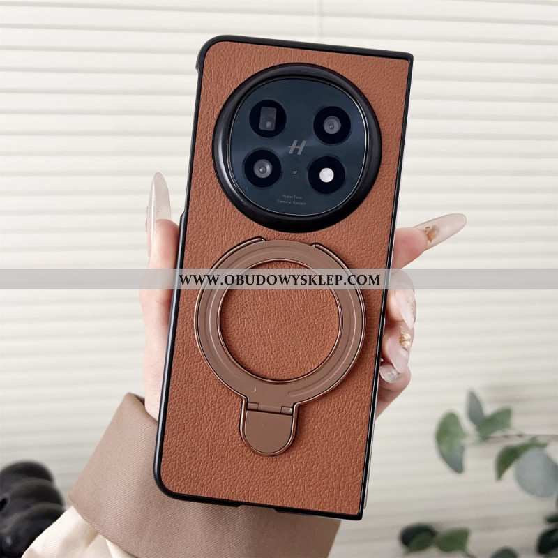 Etui Oppo Find N5 Pierścień Ze Sztucznej Skóry Uchwyt