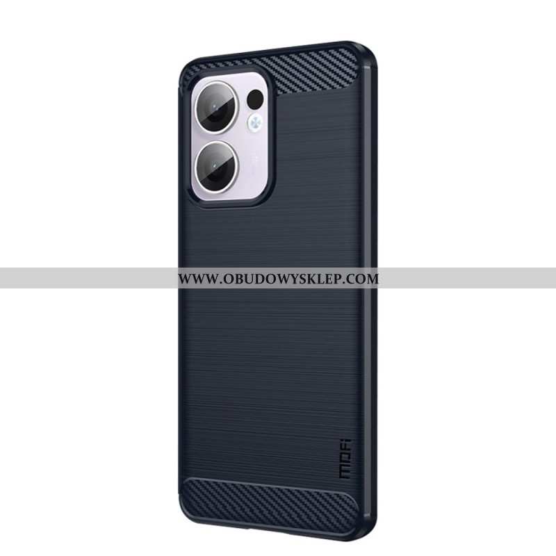 Etui Oppo Reno 13f 4g / 5g / 13 Fs 5g Szczotkowane Włókno Węglowe Etui Ochronne