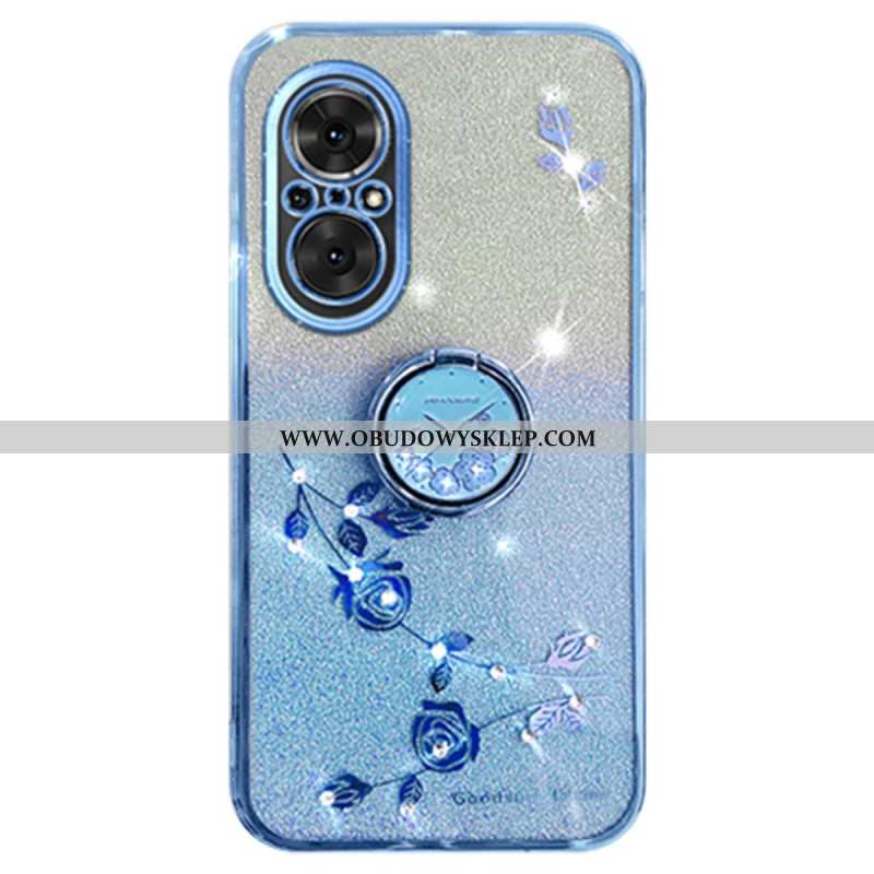 Etui Realme C67 Uchwyt Na Pierścionek Z Kryształkami