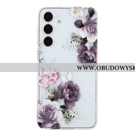 Etui Samsung Galaxy A17 4g / 5g Fioletowe Piwonie