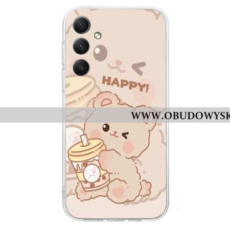 Etui Samsung Galaxy A17 4g / 5g Wzór Niedźwiedzia Etui Ochronne