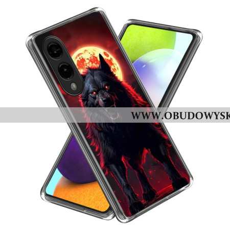 Etui Samsung Galaxy S25 5g Edge CZarny Wilk Etui Ochronne