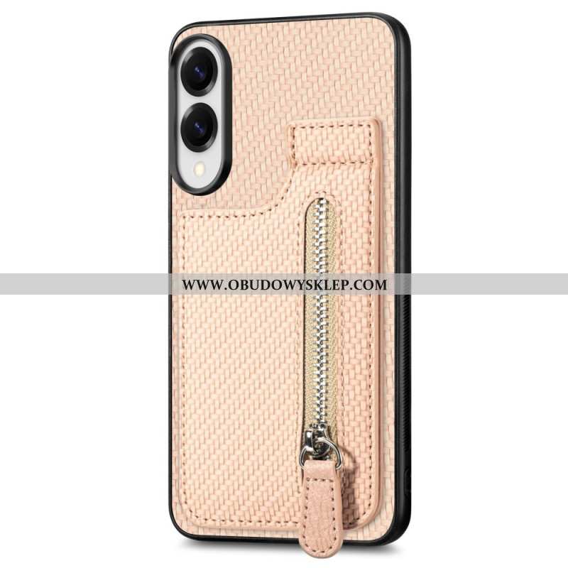 Etui Samsung Galaxy S25 5g Edge Etui Na Karty I Portmonetka Z Włókna Węglowego Etui Ochronne