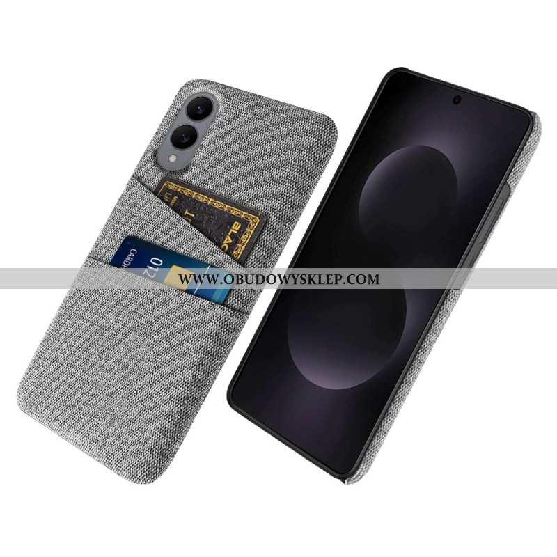 Etui Samsung Galaxy S25 5g Edge Materiałowy Uchwyt Na Karty Etui Ochronne